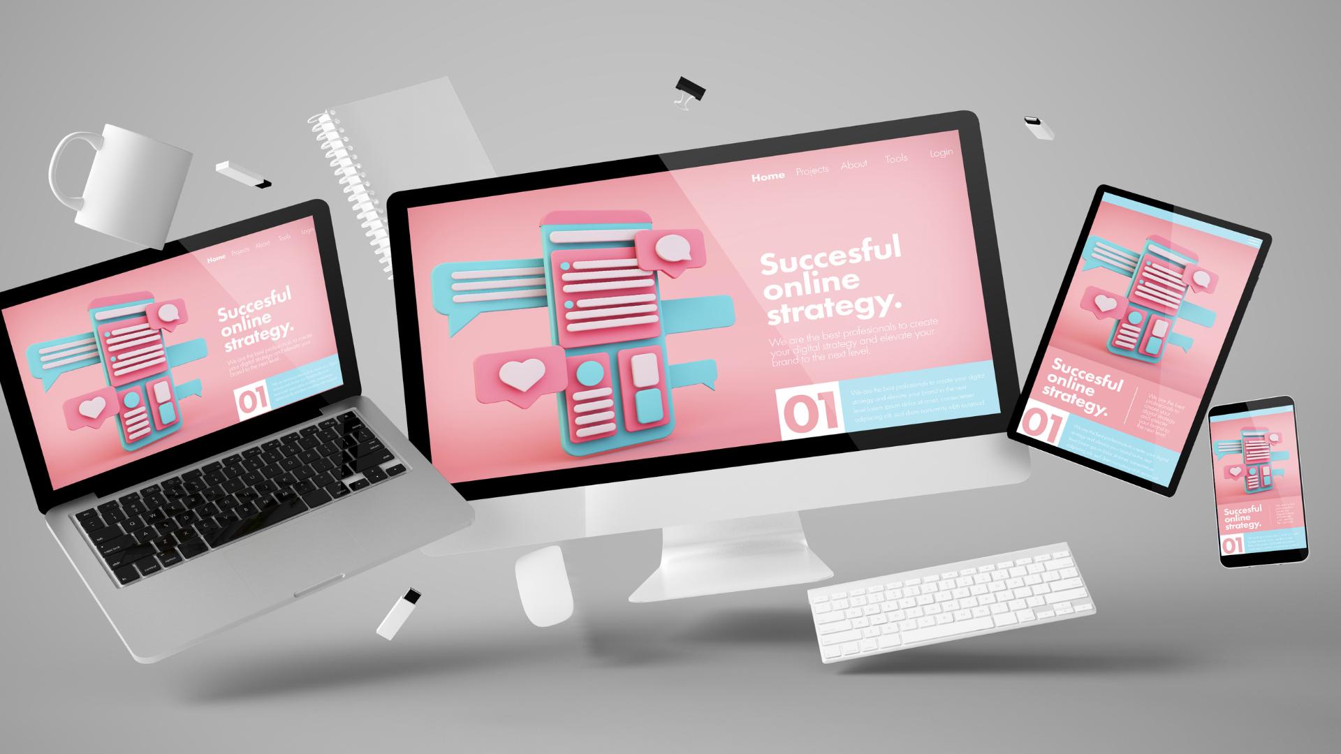 Análisis % diseños WEB